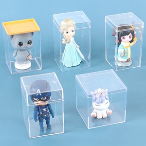 Boîtes de rangement en acrylique transparentes hautes SUNSHING pour <span class=keywords><strong>Pop</strong></span> Mart, boîtes à bonbons, boîtes en plastique pour figurines <span class=keywords><strong>Funko</strong></span> <span class=keywords><strong>Pop</strong></span> Beanie Baby - Product Image 2