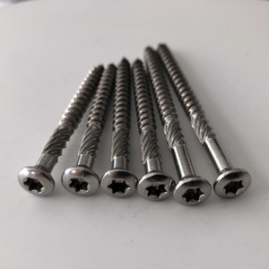 Vis autoperceuses à tête fraisée en acier inoxydable 316, classe 8.8, métriques, pour terrasses en bois, fixations à tête plate pour la construction en bois - Product Image 2