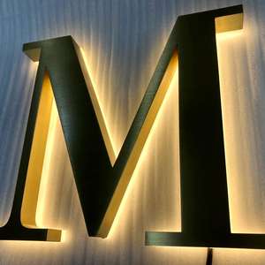 Segni personalizzati piccole lettere di plastica taglio Laser metallo Storefront Design cartello <span class=keywords><strong>Online</strong></span> come fare segni retroilluminati - Product Image 4