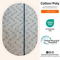 Tissu en dentelle florale respirant et hydrosoluble 100% coton pour vêtements brodés ou robes hawaïennes