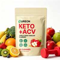 Gummies Keto ACV au vinaigre de cidre de pomme Pureon Factory Direct pour une gestion saine du poids, gummies pour la perte de poids