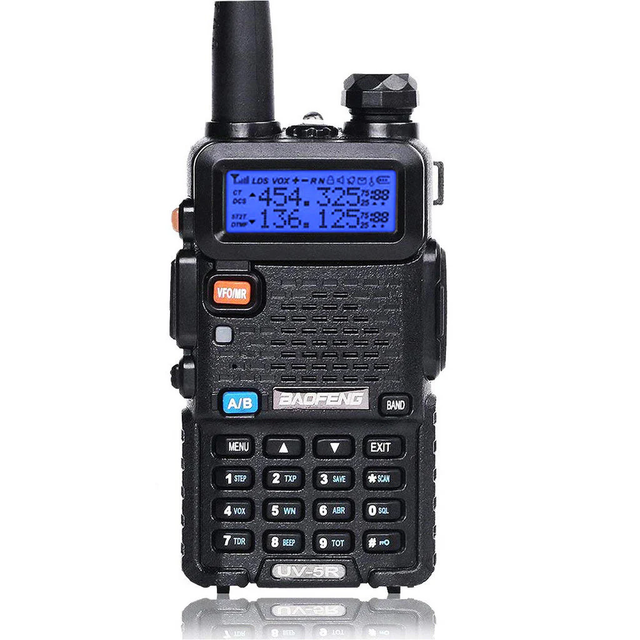 Wholesale for UV-5R Long Range Walkie Talkie 128 Channels VOX CTCSS DCS Portable Dual Band 5W Transceiver Noise Canceling
