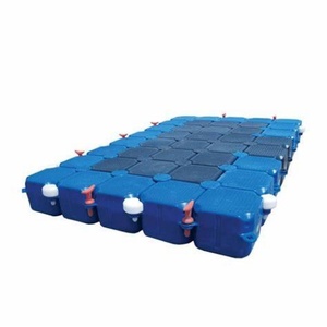 Anshun Marine Supplies Summer Fishing Float HDPE <strong>Wholesale</strong> Durable Double Floating Dock Floating Platforms Plastic <strong>Pontoon</strong> Cubes - Product Image 1