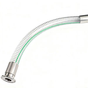 Transparante Pvc Staaldraad Slang Plastic Buizen Zuignap-Vrije Pijp Waterpijp 304 Roestvrij Staal Vacuüm Gesp Joint - Product Image 1