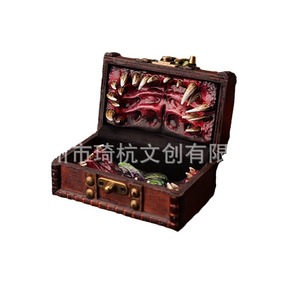 กล่องเก็บของเรซิ่นลายปากมอนสเตอร์สำหรับตกแต่งบ้านในร่ม ห้องนอน ห้องนั่งเล่น ของตกแต่งโต๊ะทำงาน - Product Image 5