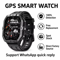Reloj Inteligente Deportivo C32 Pro para Exteriores, Resistente, con GPS, Pantalla de 2.02 Pulgadas, Resistente al Agua, Más de 100 Deportes, Frecuencia Cardíaca y SpO2, Llamadas por Bluetooth, Personalizable de Fábrica OEM