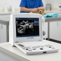 Ecógrafo Veterinario Edan DUS60 con Dos Sondas, Ultrasonido Portátil en Blanco y Negro para Animales Pequeños y Grandes, Clínicas Veterinarias y Hospitales
