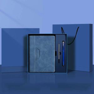 Wholesale Supplier Vegan Leather Pen Slot Sewing Design Notebook Executive Stationery Note <b>Book</b> <b>Box</b> Set Bulk With Paper Bag - Product Image 5