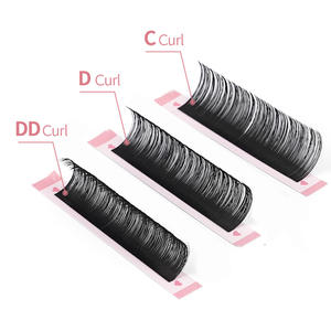 EBT 수제 0.03 0.05 0.07 속눈썹 컬 J B C CC D DD L 블랙 개별 속눈썹 8mm <span class=keywords><strong>15mm</strong></span> 천연 긴 인조 속눈썹 연장 - Product Image 3