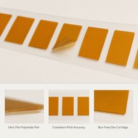 Ruban adhésif doré en polyimide PI, adhésif silicone haute température 260°C, découpe personnalisée pour PCB, SMT, soudure à la vague, électronique