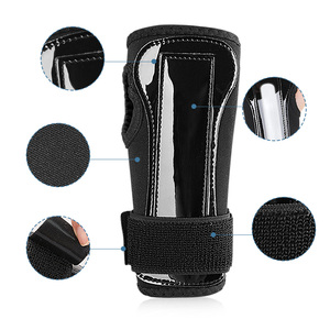 Rigid Wrist Palm Support <strong>Splint</strong> With Aluminum Plate Adjustable <strong>Compression</strong> Hook and Loop Wrap for Skiing Skating Wrist Brace - Product Image 4