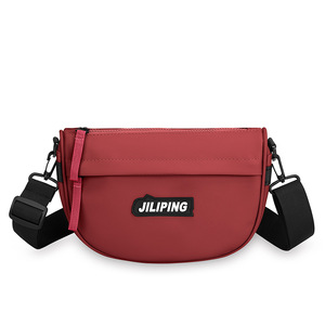 Sac bandoulière unisexe en nylon, nouvelle mode, petit format, fermeture éclair, léger, usage quotidien, toutes saisons, motif lettres, sac bandoulière unisexe - Product Image 5