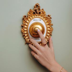 <span class=keywords><strong>Bague</strong></span> en argent sterling 925 plaqué or <span class=keywords><strong>vermeil</strong></span> vintage élégante avec <span class=keywords><strong>grenat</strong></span> et diamant en forme de cœur - Product Image 5