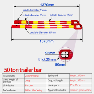 <span class=keywords><strong>Barre</strong></span> <span class=keywords><strong>de</strong></span> traction anti-collision arrière 3T/5T/8T/20T/50T pour véhicule <span class=keywords><strong>de</strong></span> sauvetage, remorque, outils <span class=keywords><strong>de</strong></span> <span class=keywords><strong>remorquage</strong></span> automobile en acier, <span class=keywords><strong>barre</strong></span> lumineuse - Product Image 5