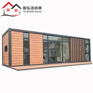 Prefabricated Container Homes Prefab Container House and Container China Rock Customized Steel Box Wall Window Glass Wool Office