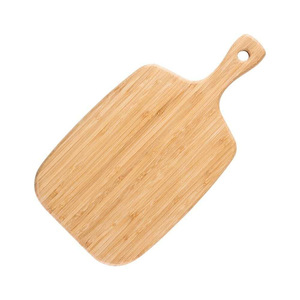 Plateau de service en bambou 23x13x1 cm, plat rectangulaire portable en bois pour le petit-déjeuner, la pizza, style occidental - Product Image 1