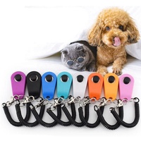 Kit d'entraînement ergonomique léger pour chien avec clicker multicolore et sangle de poignet