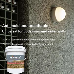 20 yıllık uzun ömürlü doğal su geçirmez akrilik dış duvar taşı boya mikro çimento üreticisi kaplama uygulaması - Product Image 5