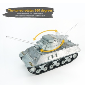 Bilancia elettrica 1/16 RC serbatoio in metallo M36 Jackson Tank Destroyer EP RC serbatoio di tiro a infrarossi funzione personalizzata - Product Image 4