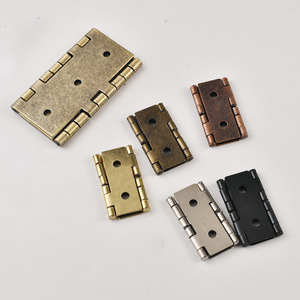 Furniture Hinge Iron Chinese Style Flat H Type 30 25 15mm <b>Surface</b> Mount Durable Plated - Product Image 3