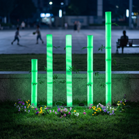 LED-Beleuchtung für Außenbereich, Quadratische Bodenleuchte für Villa und Rasen, Dekorative Wasserdichte Dimmbare Zoo-Landschafts-Atmosphärenbeleuchtung