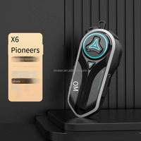 Intercom Inveer X6 pour casque de moto, portée 1000 mètres, pour deux personnes, accessoires pour motards