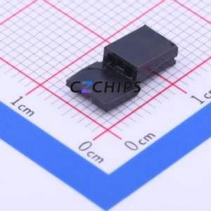 382811-8 Shorting Cap / Jumper Cap P=2.54mm Connector 1x2 2.54mm Open Top Type 3A - Product Image 2