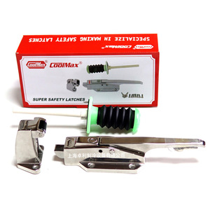 Serrure à mortaise en acier inoxydable Coolmax 1178, loquet de sécurité pour portes industrielles, entrepôts frigorifiques et armoires électriques - Product Image 5