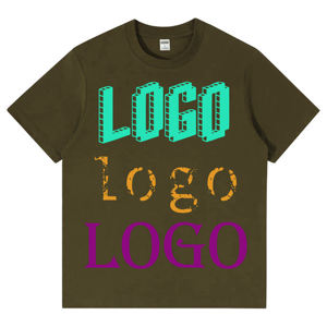 T-shirt surdimensionné personnalisé avec logo brodé, impression DTG de haute qualité, 180,2 g/m², unisexe, votre <span class=keywords><strong>propre</strong></span> marque - Product Image 2