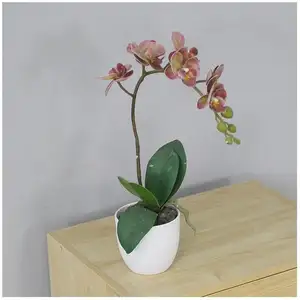 Plantas artificiais para decoração, flores populares, plantas de escalada artificiais para uso doméstico, bonsai, ecológicas e falsas ao ar livre