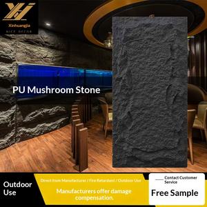 Nouvelle dalle décorative en polyuréthane imitation pierre, cuir, champignon, ardoise, légère, facile à installer, grande taille, pour salon - Product Image 1