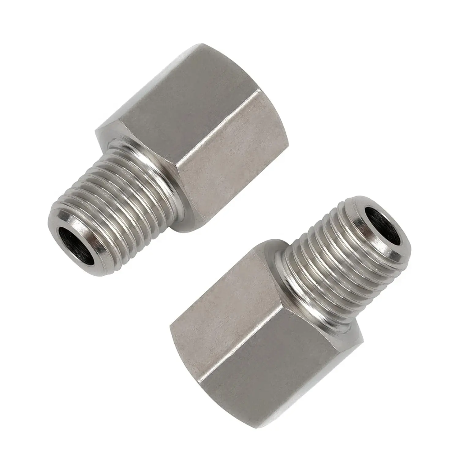 Metalwork 304 Stainless Steel Pipe Fitting 1/4" NPT Female x 1/8" NPT Male Reducing Adapter