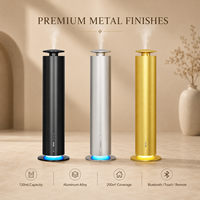 Diffuseur d'huiles essentielles sans eau en alliage d'aluminium, nouveau style, pour maison intelligente, 120 ml, machine à parfum électrique pour hôtel