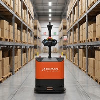 Robot chariot élévateur autonome Reeman de 1,5 tonne avec évitement d'obstacles 3D pour entrepôt de fabrication intelligente