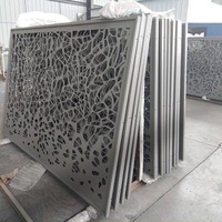 Panneaux de clôture en aluminium découpés au laser, revêtement poudré, écran métallique décoratif, clôture personnalisée pour villa, jardin, limite de terrain arrière