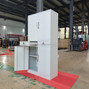Armoire de classement en acier à 2 tiroirs, robuste, avec étagères réglables, pour bureau, école, hôpital - Vente en gros usine - Product Image 4