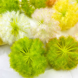 Têtes de fleurs de pissenlit artificielles en pompon, diamètre 9 cm, en plastique, pour décoration intérieure, accessoires de photographie de mariage - Product Image 3