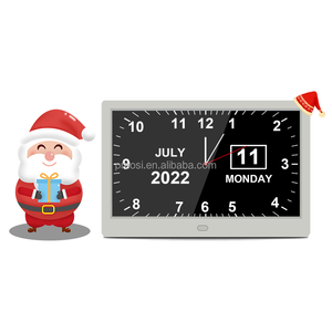 Foto Música Reproducción de vídeo Calendario digital Reloj de día 2 en 1 Reloj de demencia 7 "10" Pulgadas con holandés Alemania Finlandés Inglés Idiomas - Product Image 4