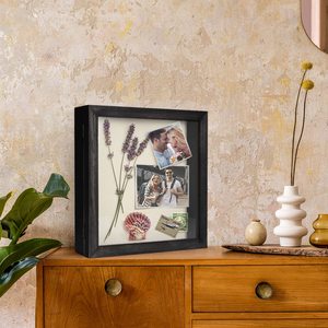 Bóng Hộp Hình Ảnh Khung Gỗ Sâu Hiển Thị Trường Hợp Sẵn Sàng Để Treo Bộ Nhớ Hộp Bé Thể Thao Kỷ Niệm Pins Giải Thưởng Vé Và Hình Ảnh - Product Image 3