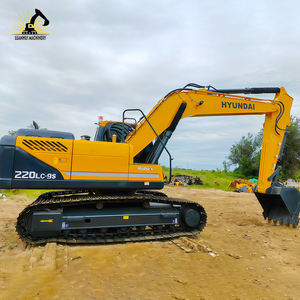 High Quality Cheap Price Original Hyundai 220LC-9s Cummins Engine 21.9 Ton Hydraulic Crawler Used Excavators <b>Construction</b> Stock - Product Image 3