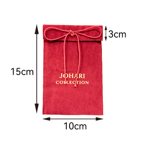 Pochette d'emballage textile personnalisée avec logo, sac enveloppe de luxe en velours, sac d'emballage plat en velours pour bijoux, pour boucles d'oreilles - Product Image 4