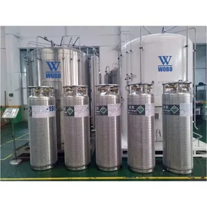Tanque de almacenamiento criogénico de cilindro de gas argón de nitrógeno líquido médico de alta presión DPL 175 a la venta
