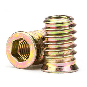 Carbon Thép Hex Ổ Cắm Ổ Đĩa Đồ Nội Thất Nuts Chèn Nuts - Product Image 1