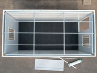 Maison préfabriquée en conteneur de 20 pieds, kit modulaire préfabriqué prêt à l'emploi pour une utilisation en maison ou en chambre