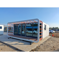 Maison mobile préfabriquée tendance, mini-cabine moderne, hôtel-capsule écologique, maison-capsule spatiale
