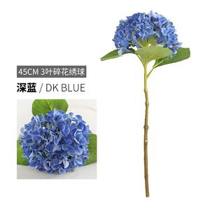 Flores artificiales sala de estar mesa de <span class=keywords><strong>comedor</strong></span> 3D impreso 3 hojas Hortensia bola boda diseño <span class=keywords><strong>camino</strong></span> diseño decoración del hogar - Product Image 6