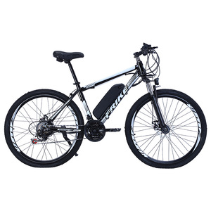 Bicicleta Eléctrica de Litio de 26 Pulgadas y 48V con el <span class=keywords><strong>Mejor</strong></span> Diseño, Motor de 350W, Aleación de Aluminio, Híbrida, 7 Velocidades, Suspensión Delantera, Portaequipajes Trasero, 150KG - Product Image 3