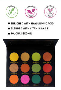 Fournisseurs de maquillage en gros Palette de fards à paupières Duochrome 9 couleurs - Product Image 5