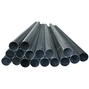 Le tuyau soudé en spirale en acier au carbone est une matière première de construction de base avec de nombreux temps d'exportation et est largement utilisé