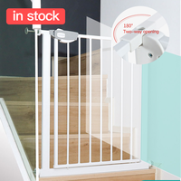 Escaliers Barrière pour bébé Animaux de compagnie Chien Clôture Certification Enfants Portes Rétractables En Gros Bébé Barrières Simple Usage Escalier Maison Porte